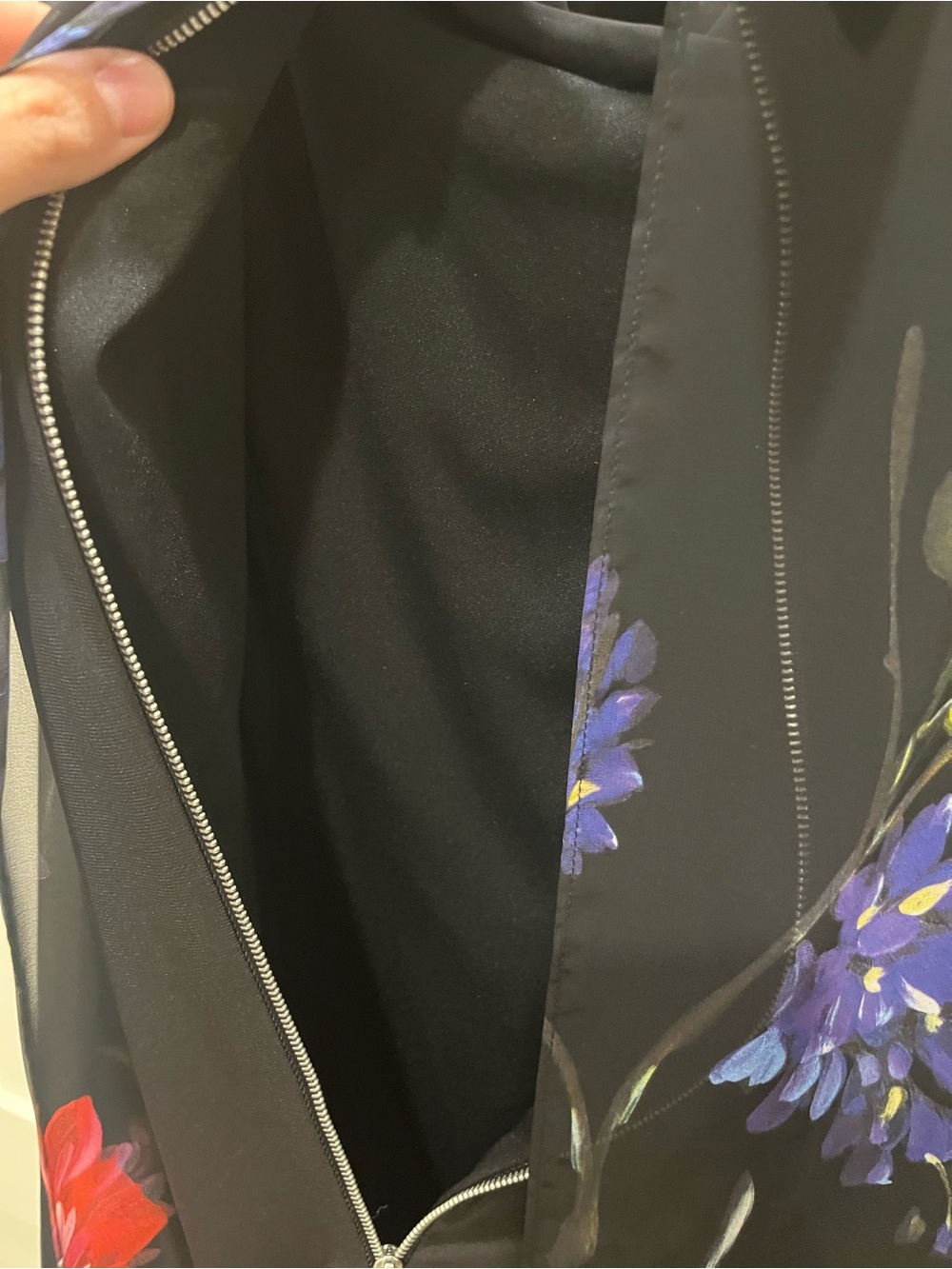 Ignite Evening Black Floral Dress - Picture 7 of 7